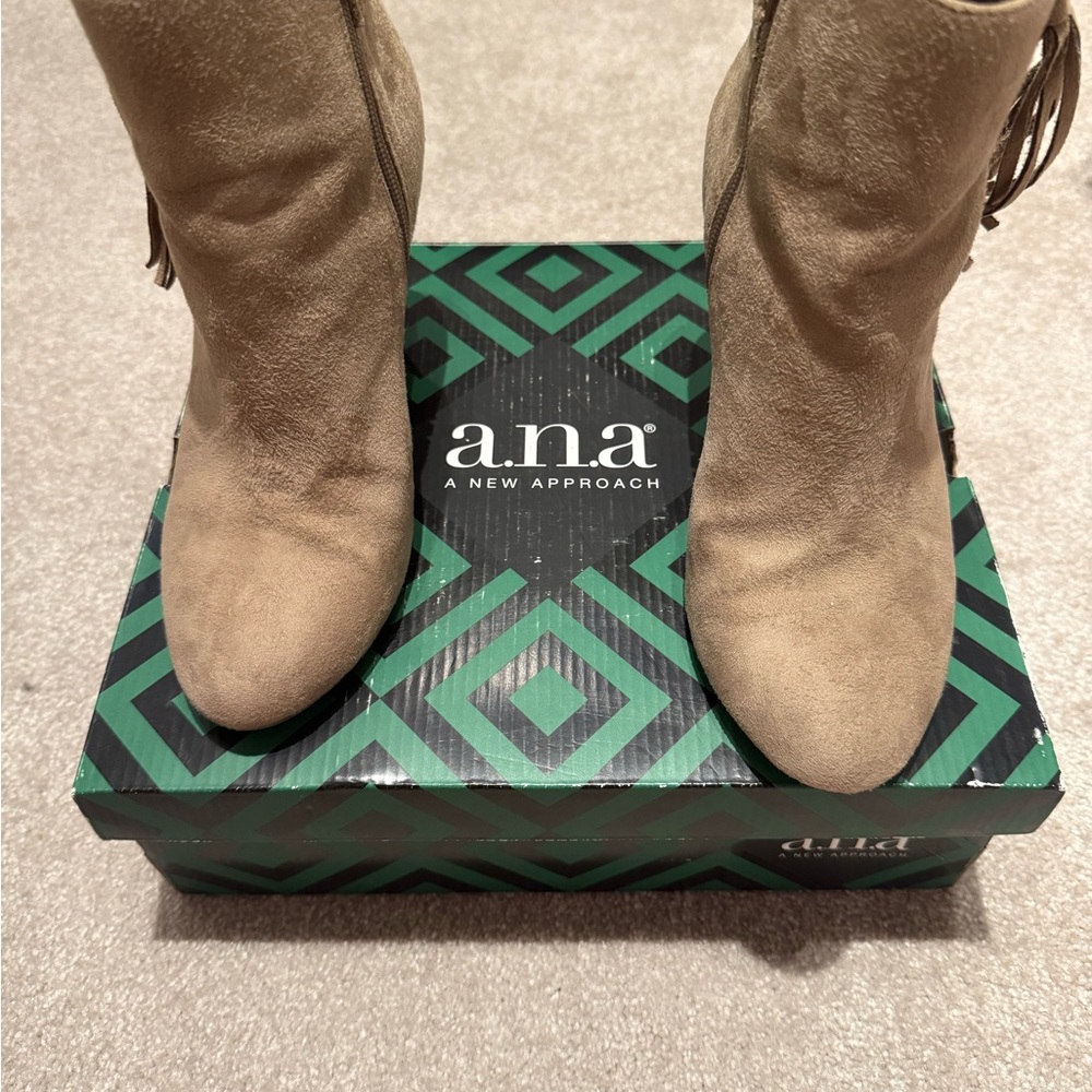A.N.A Taupe Dusty Boots